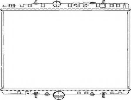 Ordonez 2060331 - Radiator, engine cooling autospares.lv