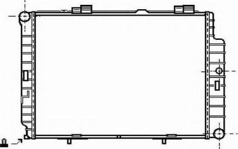 Ordonez 2060253 - Radiator, engine cooling autospares.lv