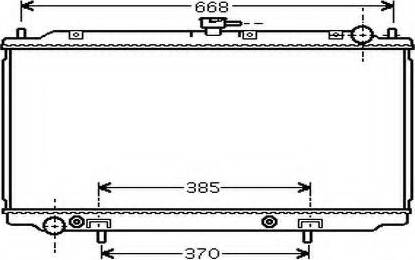 Ordonez 2061049 - Radiator, engine cooling autospares.lv