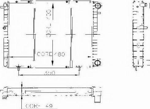 Ordonez 2062016 - Radiator, engine cooling autospares.lv