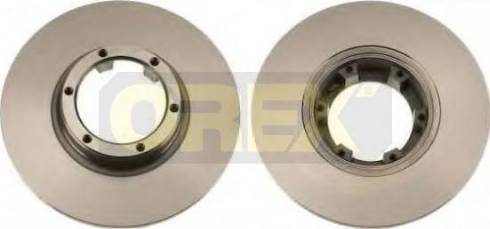 Orex 645021 - Brake Disc autospares.lv