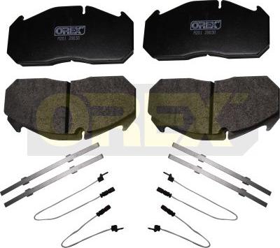 Orex 142034 - Brake Pad Set, disc brake autospares.lv