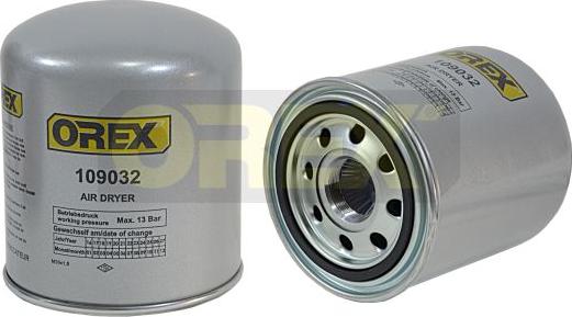 Orex 109032 - Air Dryer Cartridge, compressed-air system autospares.lv