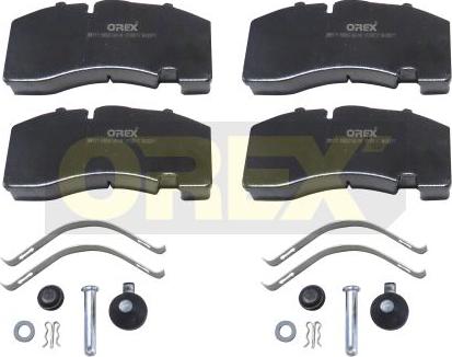 Orex 842071 - Brake Pad Set, disc brake autospares.lv