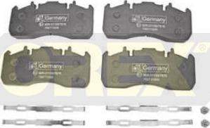 Orex 342004 - Brake Pad Set, disc brake autospares.lv