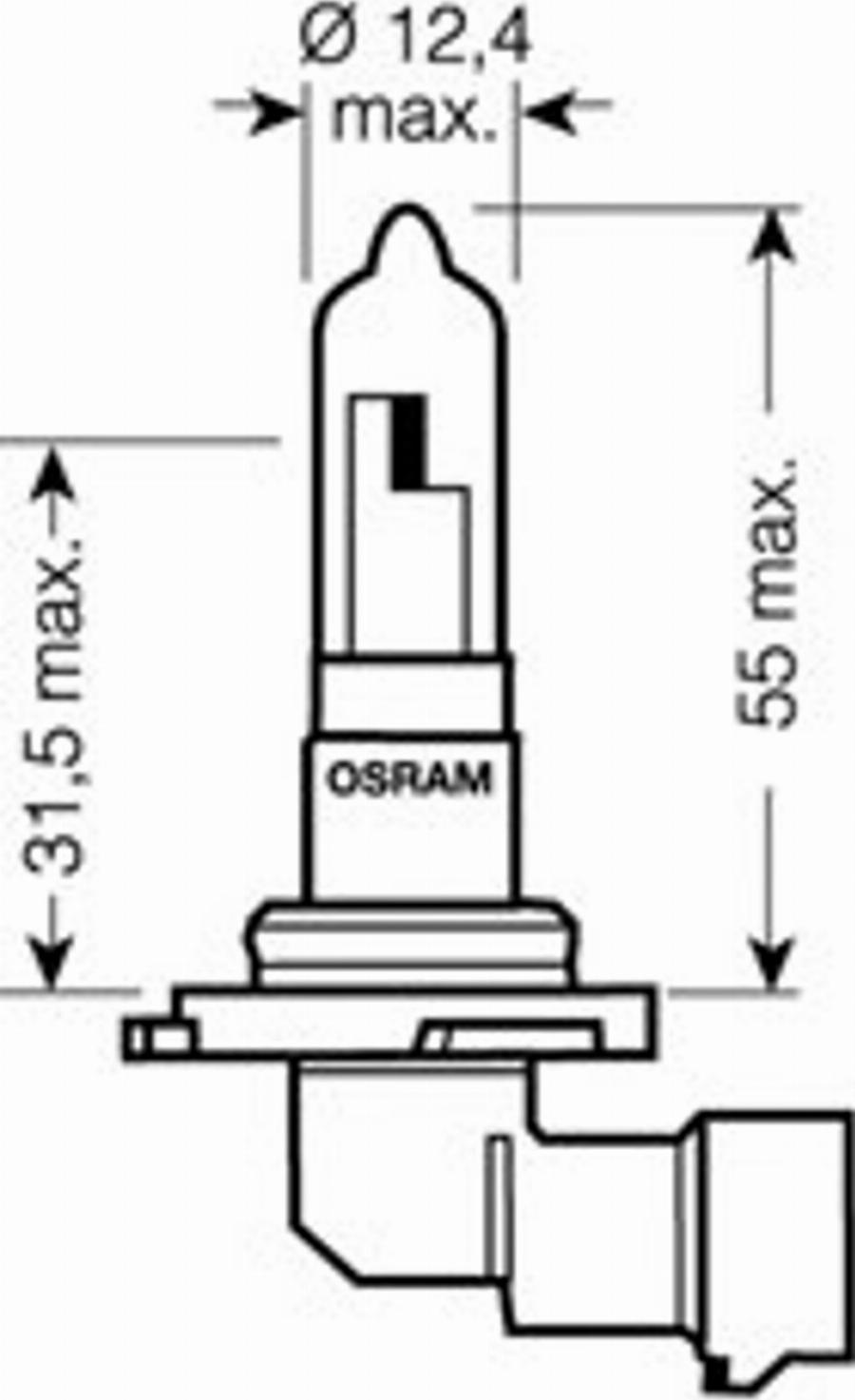 Osram 9005CBI - Bulb, fog light autospares.lv