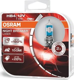 Osram 9006NL-HCB - Bulb, spotlight autospares.lv