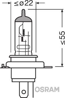 Osram 64185NR5 - Bulb, headlight autospares.lv