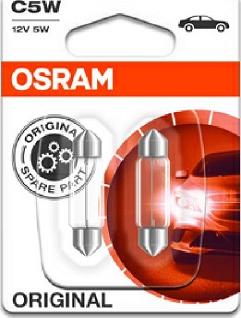 Osram 6418-02B - Bulb, licence plate light autospares.lv