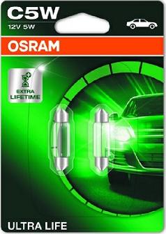 Osram 6418ULT-02B - Bulb, licence plate light autospares.lv
