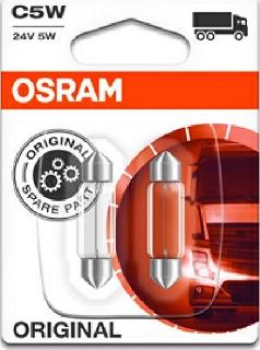 Osram 6423-02B - Bulb, licence plate light autospares.lv