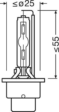 Osram 66240-1SCB - Bulb, spotlight autospares.lv