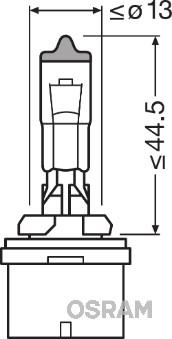 Osram 881 - Bulb, headlight autospares.lv