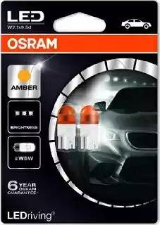 Osram 2855YE-02B - Bulb, door footwell light autospares.lv