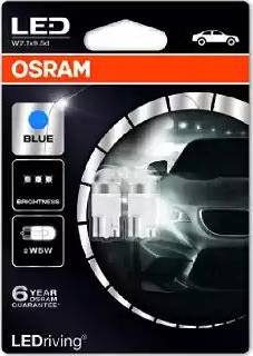 Osram 2850BL-02B - Bulb, door footwell light autospares.lv