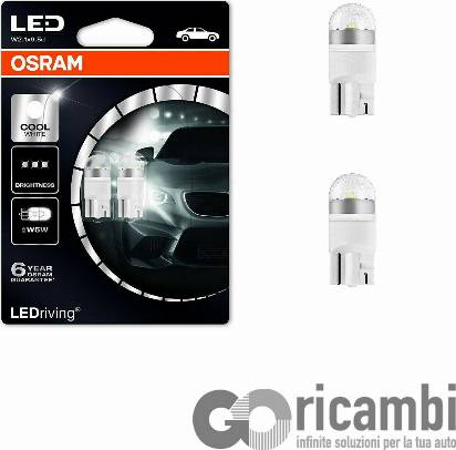 Osram 2850CW-02B - Bulb, door footwell light autospares.lv