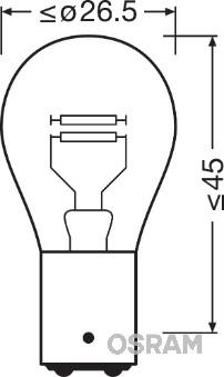 Osram 7528ULT-02B - Bulb, indicator autospares.lv