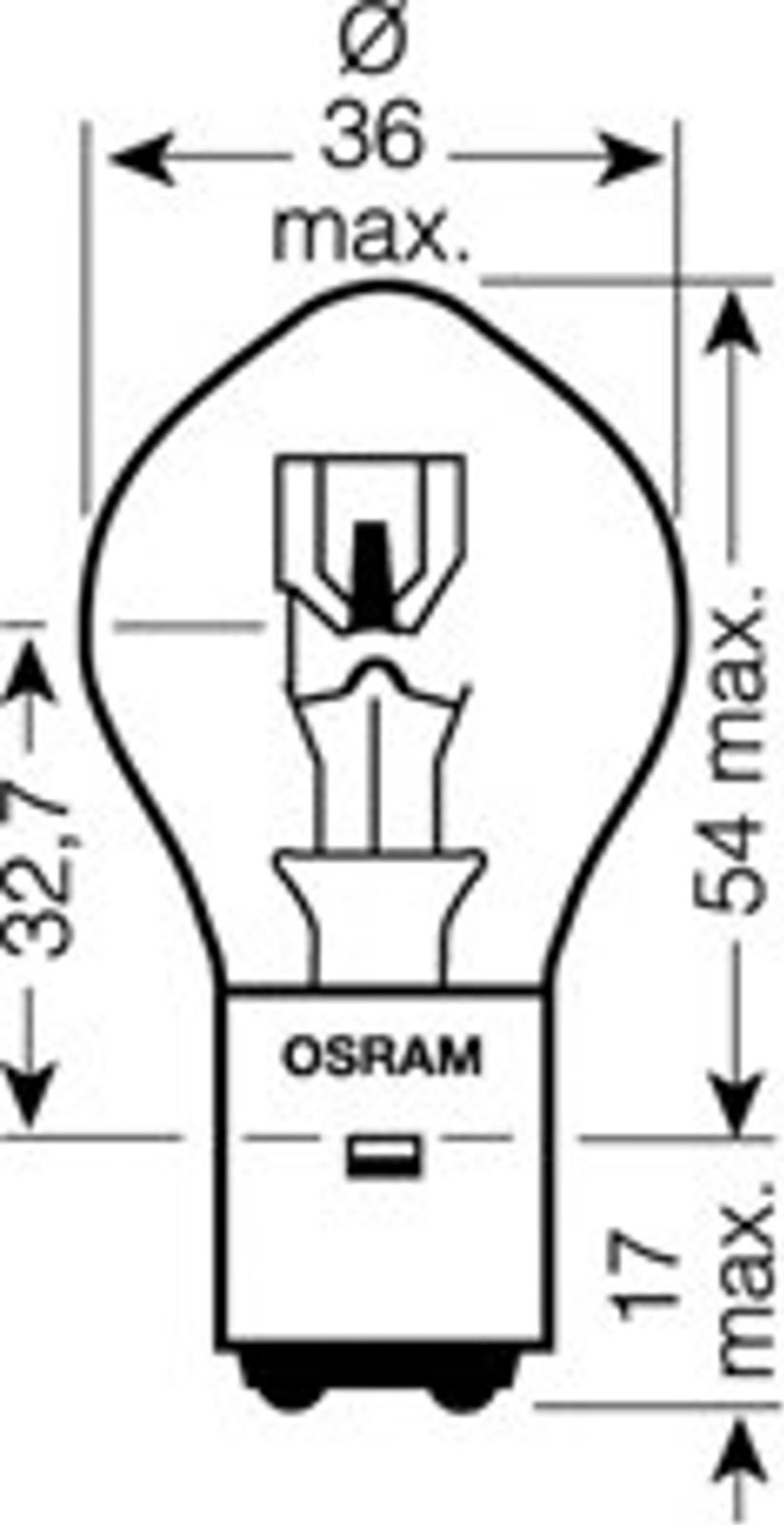 Osram 7327 - Bulb, spotlight autospares.lv