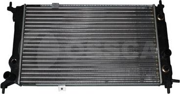 OSSCA 09398 - Radiator, engine cooling autospares.lv