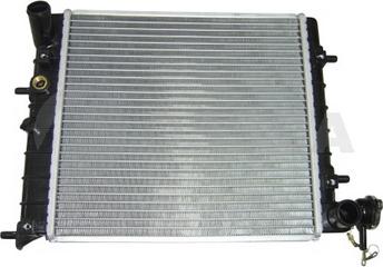 OSSCA 06651 - Radiator, engine cooling autospares.lv