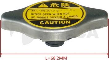 OSSCA 01785 - Sealing Cap, radiator autospares.lv