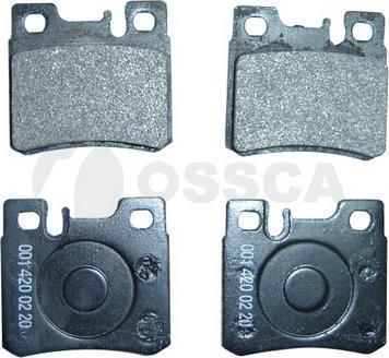 OSSCA 03628 - Brake Pad Set, disc brake autospares.lv