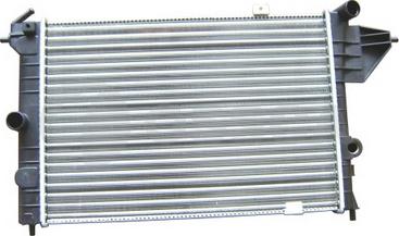 OSSCA 03106 - Radiator, engine cooling autospares.lv