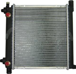 OSSCA 02540 - Radiator, engine cooling autospares.lv