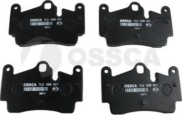 OSSCA 10148 - Brake Pad Set, disc brake autospares.lv