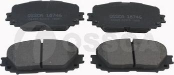 OSSCA 18746 - Brake Pad Set, disc brake autospares.lv