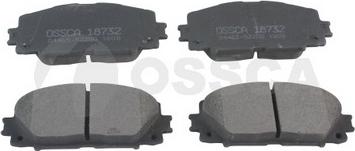 OSSCA 18732 - Brake Pad Set, disc brake autospares.lv