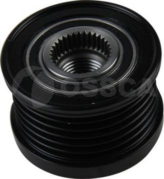 OSSCA 13950 - Pulley, alternator, freewheel clutch autospares.lv