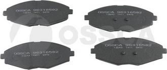OSSCA 13643 - Brake Pad Set, disc brake autospares.lv