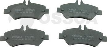 OSSCA 17795 - Brake Pad Set, disc brake autospares.lv