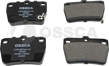 OSSCA 24590 - Brake Pad Set, disc brake autospares.lv