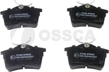 OSSCA 28234 - Brake Pad Set, disc brake autospares.lv