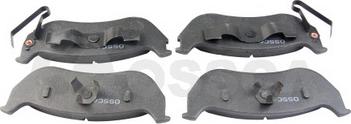 OSSCA 22051 - Brake Pad Set, disc brake autospares.lv