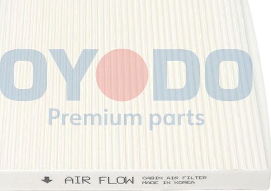 Oyodo 40F0020-OYO - Filter, interior air autospares.lv