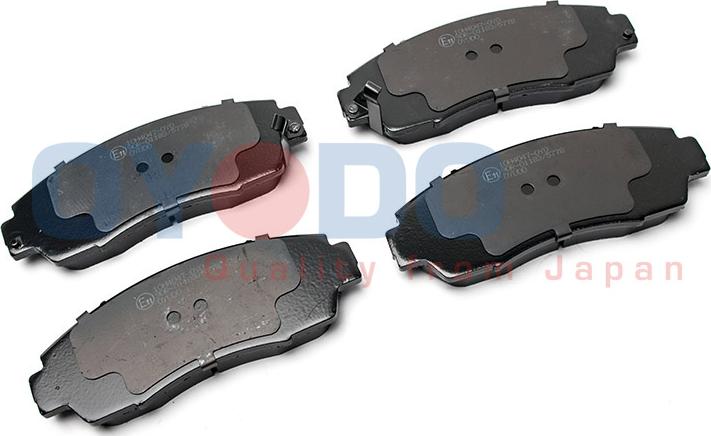 Oyodo 10H4047-OYO - Brake Pad Set, disc brake autospares.lv