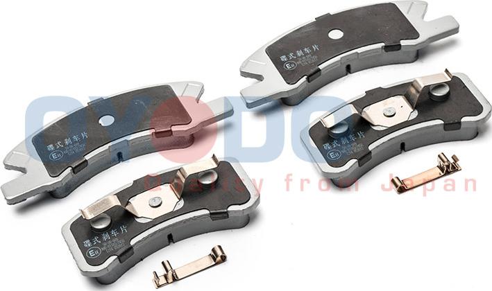 Oyodo 10H6013-OYO - Brake Pad Set, disc brake autospares.lv