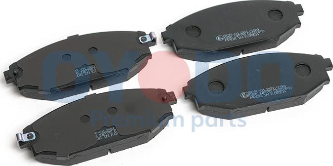 Oyodo 10H0505-OYO - Brake Pad Set, disc brake autospares.lv