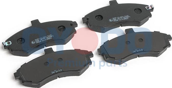 Oyodo 10H0511-OYO - Brake Pad Set, disc brake autospares.lv