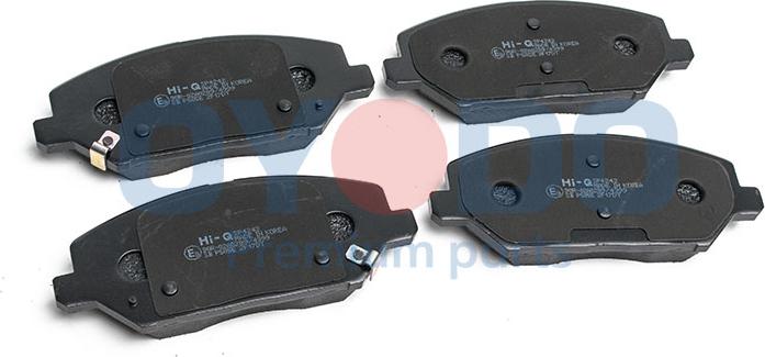 Oyodo 10H0531-OYO - Brake Pad Set, disc brake autospares.lv