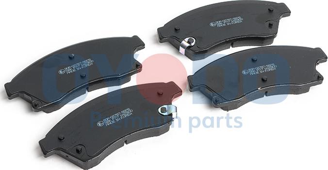 Oyodo 10H0016-OYO - Brake Pad Set, disc brake autospares.lv