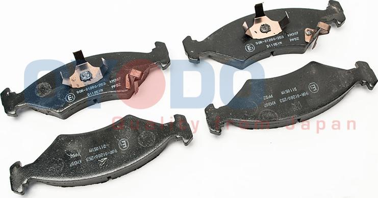 Oyodo 10H0301-OYO - Brake Pad Set, disc brake autospares.lv