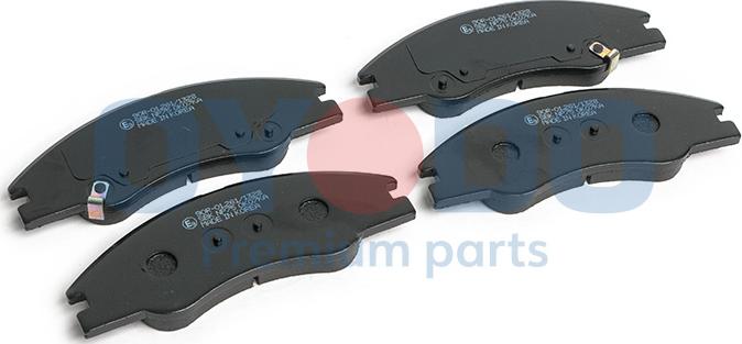 Oyodo 10H0319-OYO - Brake Pad Set, disc brake autospares.lv