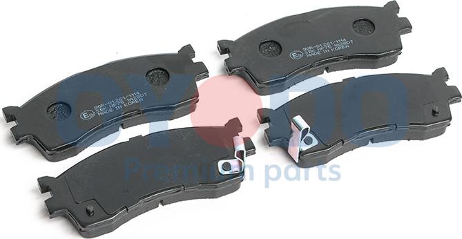 Oyodo 10H0316-OYO - Brake Pad Set, disc brake autospares.lv