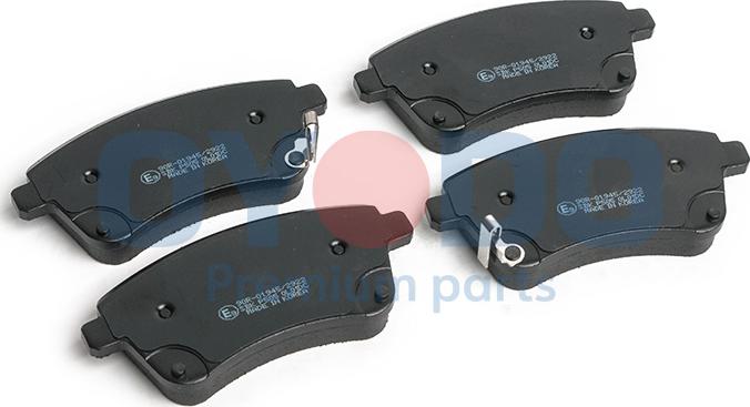 Oyodo 10H0335-OYO - Brake Pad Set, disc brake autospares.lv