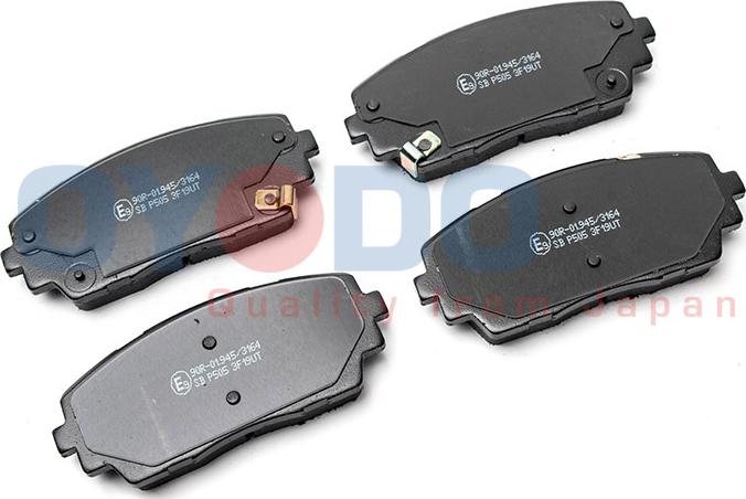 Oyodo 10H0336-OYO - Brake Pad Set, disc brake autospares.lv