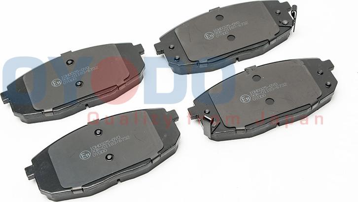 Oyodo 10H0325-OYO - Brake Pad Set, disc brake autospares.lv